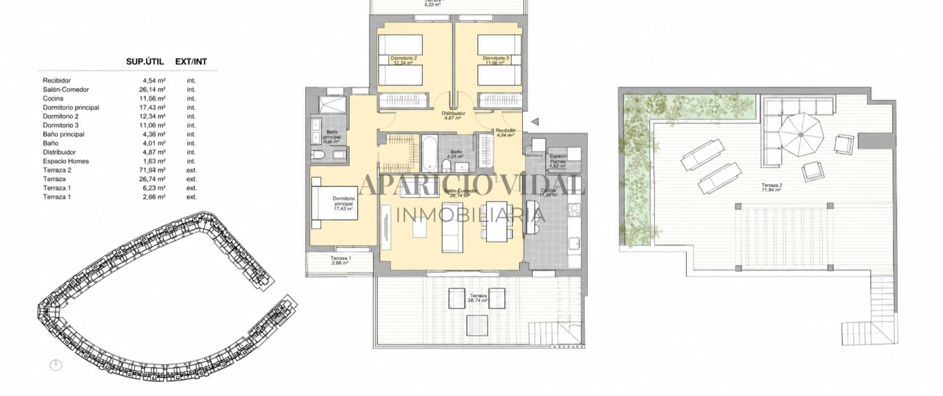 Serena Homes | Ático dúplex llave en mano con terraza de 27 m² y solárium privado de 72 m² en El Limonar